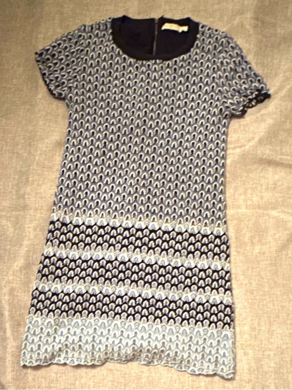 Midi blue tory Burch dress knitted